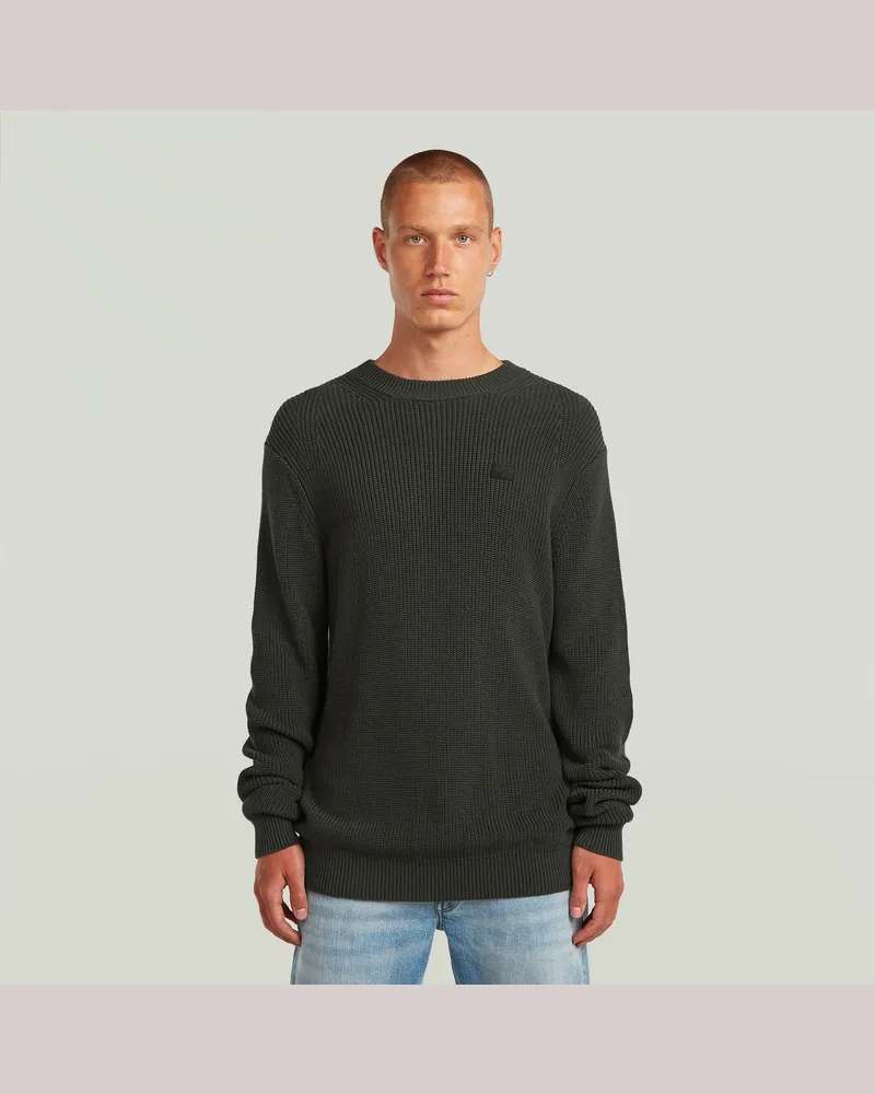 G-STAR RAW Pullover Knit - Grau - Herren Grau