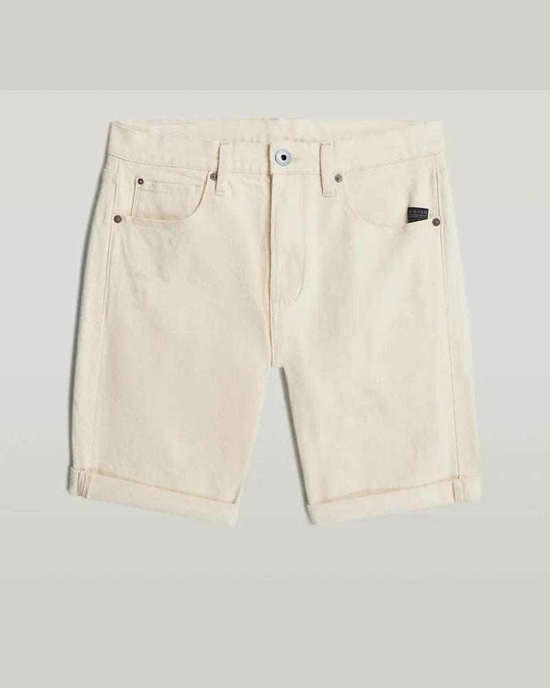 G-STAR RAW 3301 Slim Shorts - Weiß - Herren Weiß