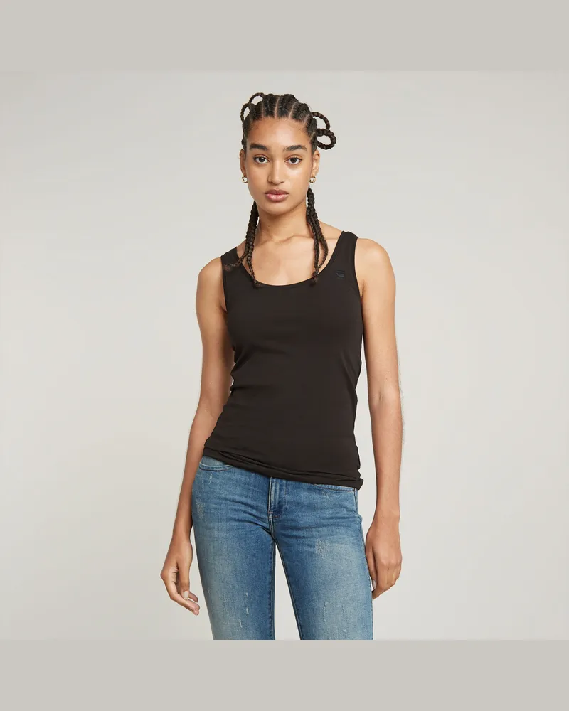 G-STAR RAW Base Tanktop - Schwarz - Damen Schwarz