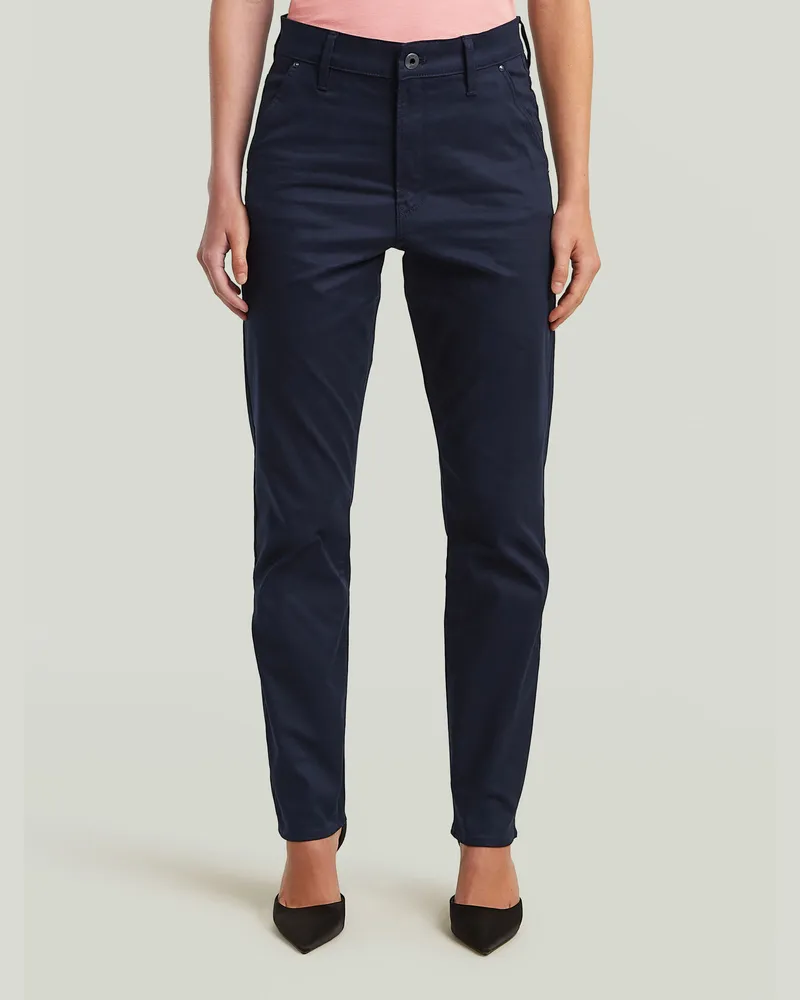G-STAR RAW Slim Chino - Dunkelblau - Damen Dunkelblau