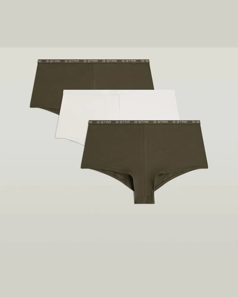 G-STAR RAW Shorts 3er-Pack - Mehrfarbig - Damen Mehrfarbig