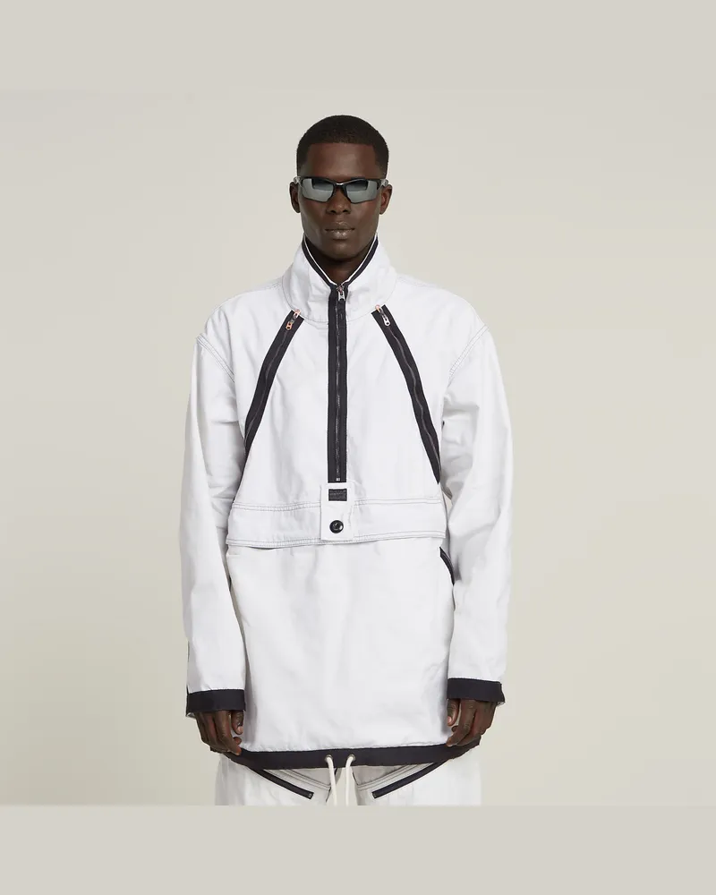 G-STAR RAW Parachute Anorak - Weiß - Herren Weiß