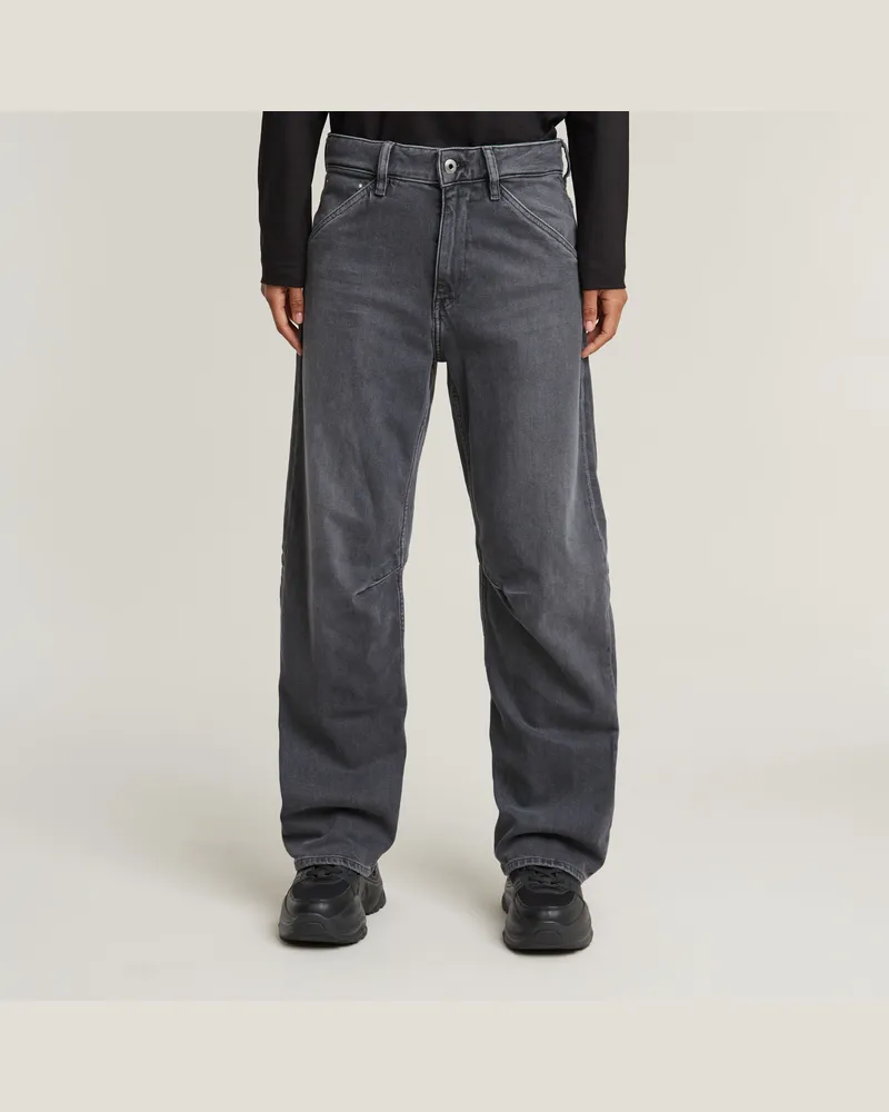 G-STAR RAW Eve Low Wide Leg Jeans - Grau - Damen Grau
