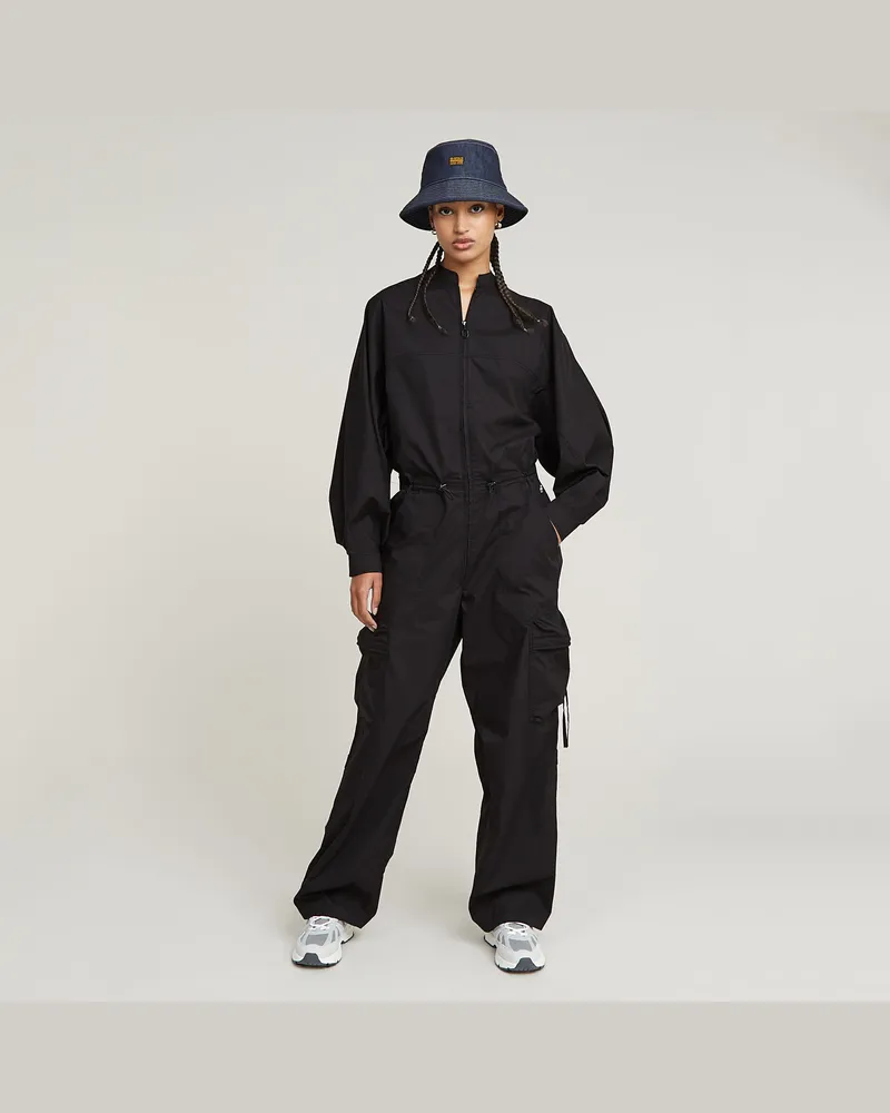 G-STAR RAW Balloon Jumpsuit - Schwarz - Damen Schwarz