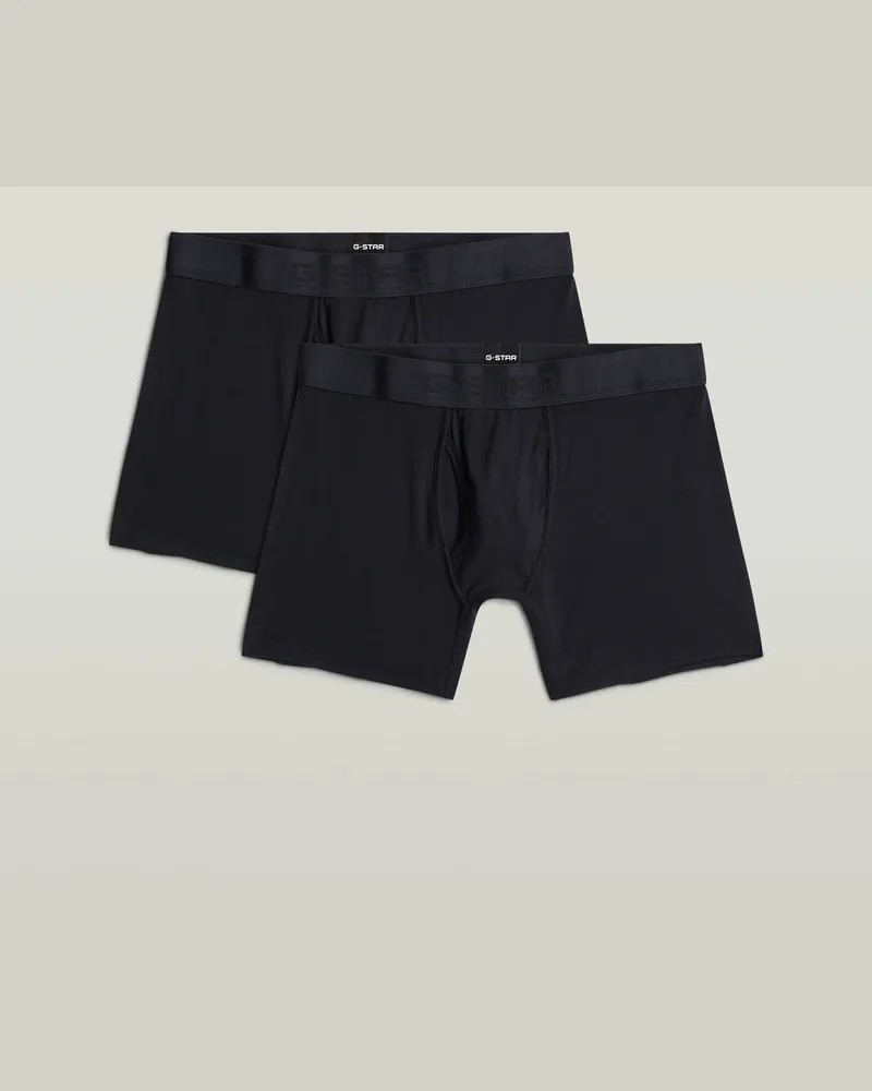 G-STAR RAW Boxer Brief 2er-Pack - Schwarz - Herren Schwarz