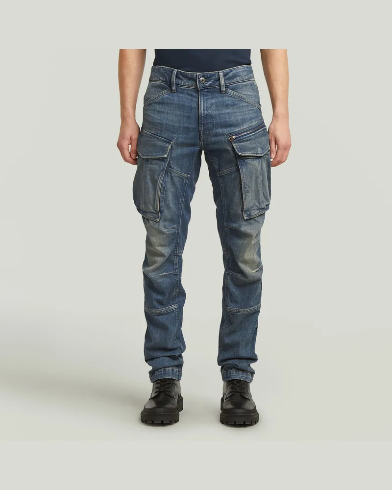 G-STAR RAW Rovic Zip Regular Tapered Jeans - Dunkelblau - Herren Dunkelblau