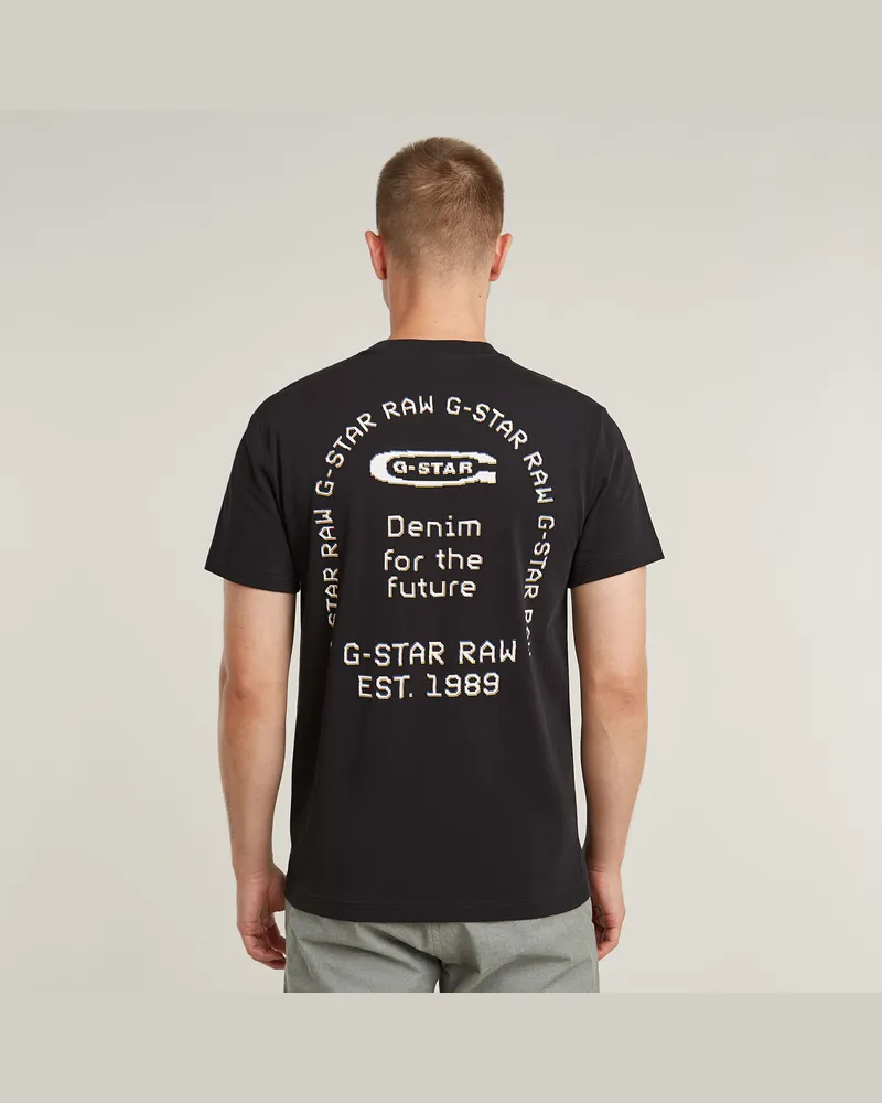G-STAR RAW Back Graphic Arch T-Shirt - Schwarz - Herren Schwarz