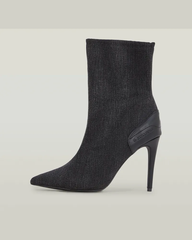 G-STAR RAW Stray Mid Stiefel - Schwarz - Damen Schwarz