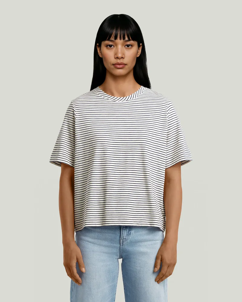 G-STAR RAW Boxy T-Shirt - Weiß - Damen Weiß