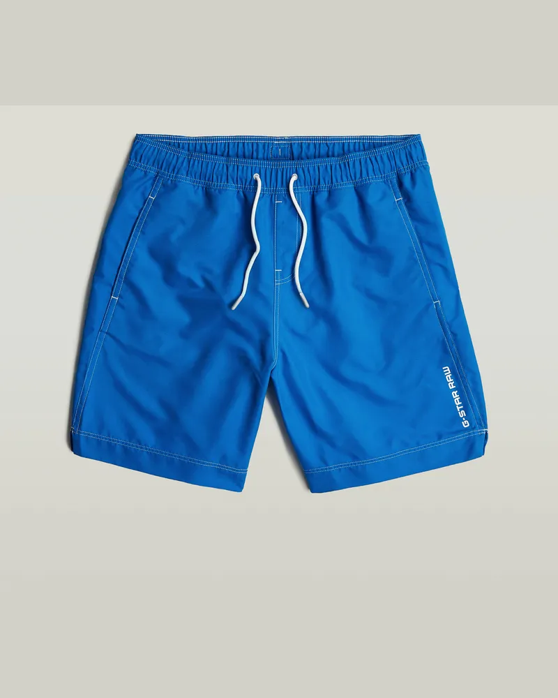 G-STAR RAW Long Badeshorts - Mittelblau - Herren Mittelblau