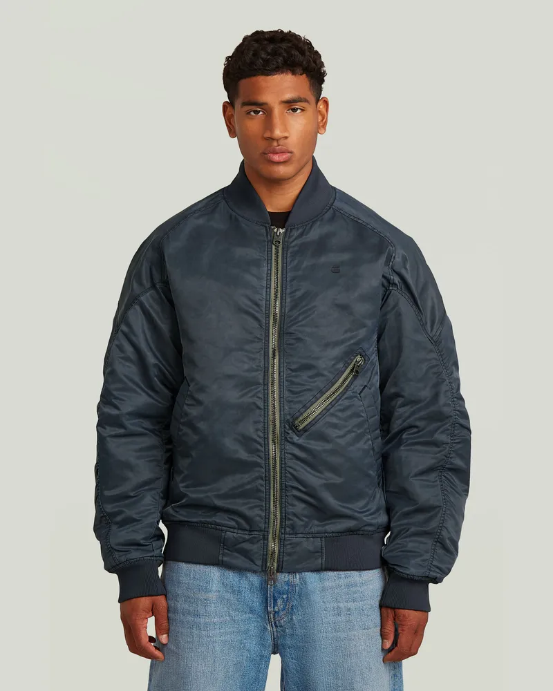 G-STAR RAW GA-1 Padded Bomberjacke - Dunkelblau - Herren Dunkelblau