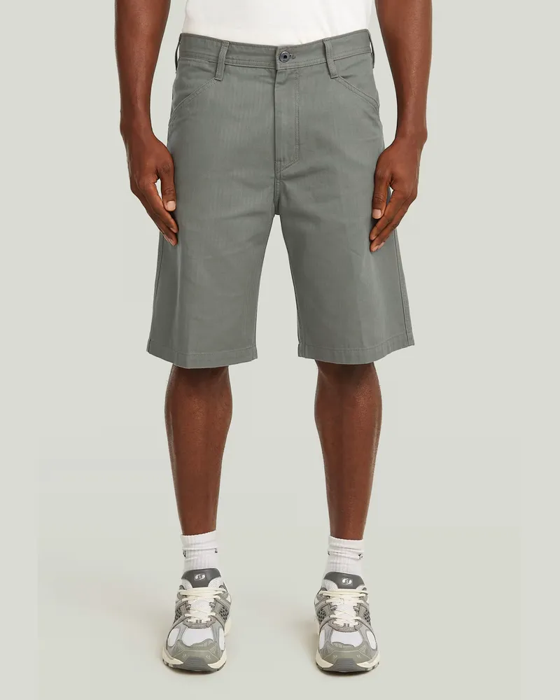 G-STAR RAW 5-Pocket Relaxed Bermudashorts - Grün - Herren Grün