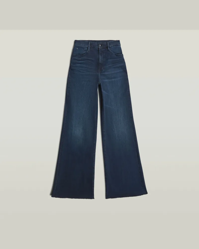 G-STAR RAW Deck Ultra High Wide Leg Jeans - Dunkelblau - Damen Dunkelblau
