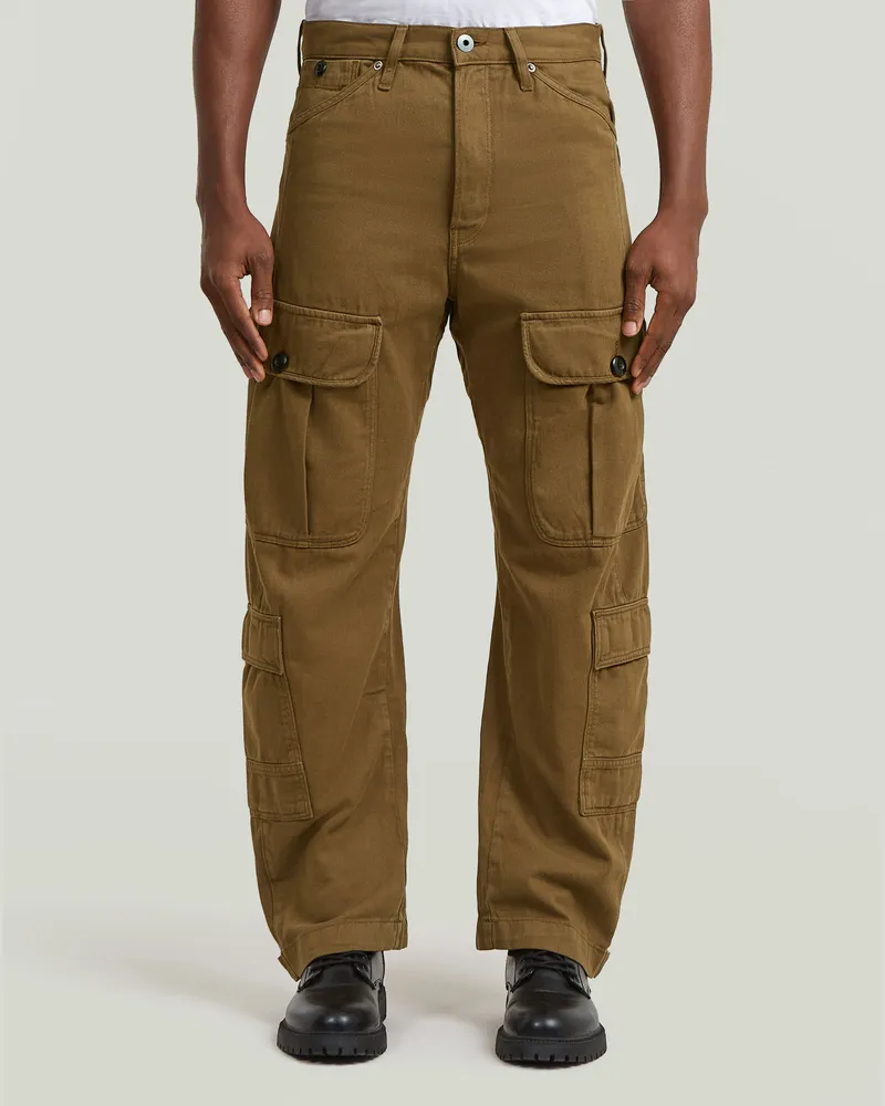 G-STAR RAW Bend 3D Cargo Loose Hose - Braun - Herren Braun