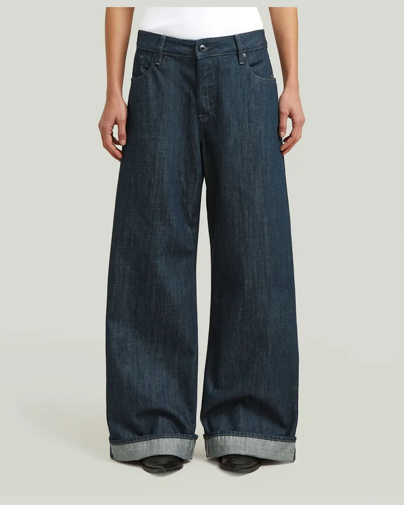 G-STAR RAW Roxx Wide Jeans - Dunkelblau - Damen Dunkelblau