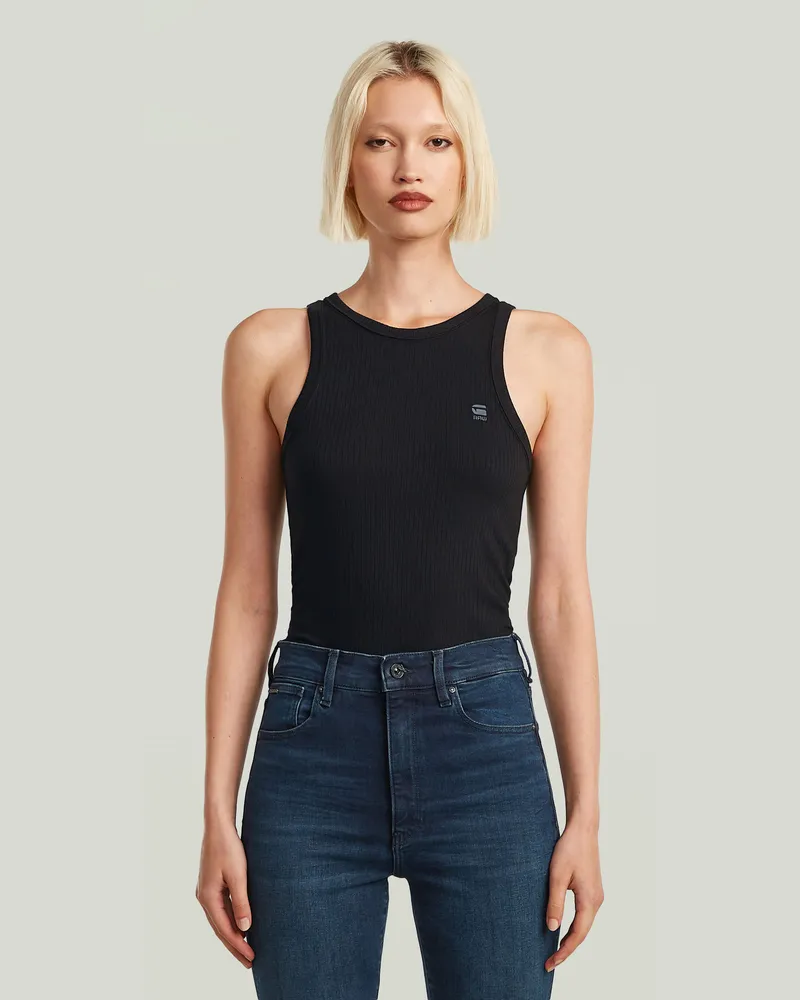 G-STAR RAW Base T-Shirt Tanktop - Schwarz - Damen Schwarz