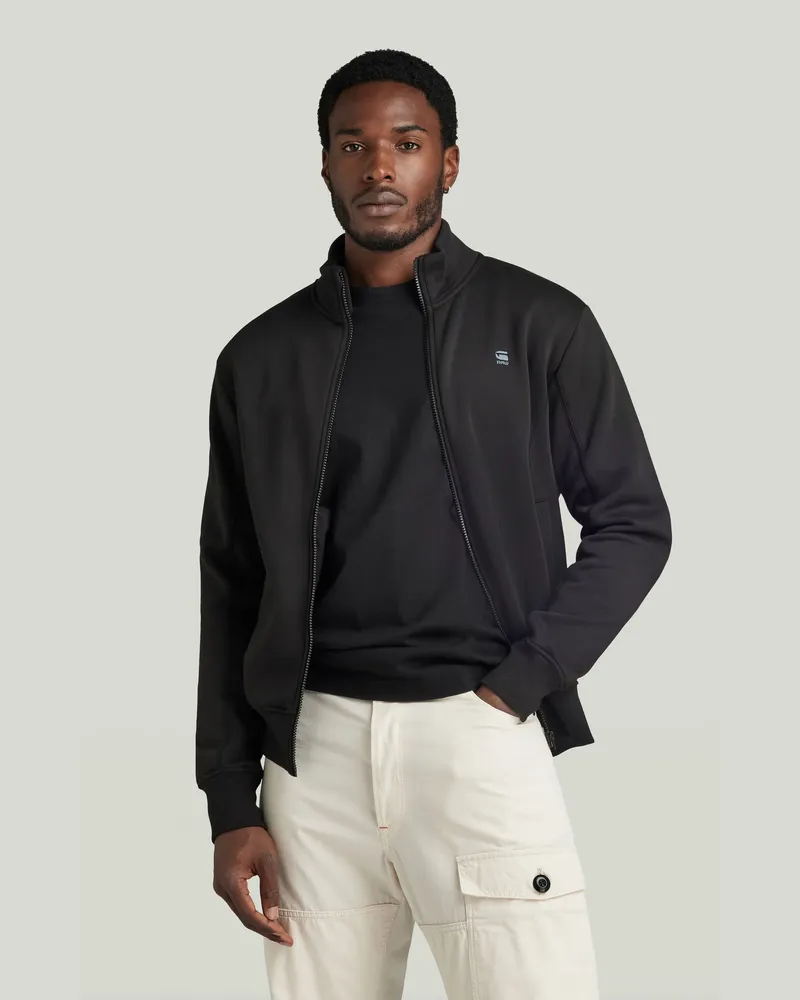 G-STAR RAW Track Jacket Sweatshirt - Schwarz - Herren Schwarz
