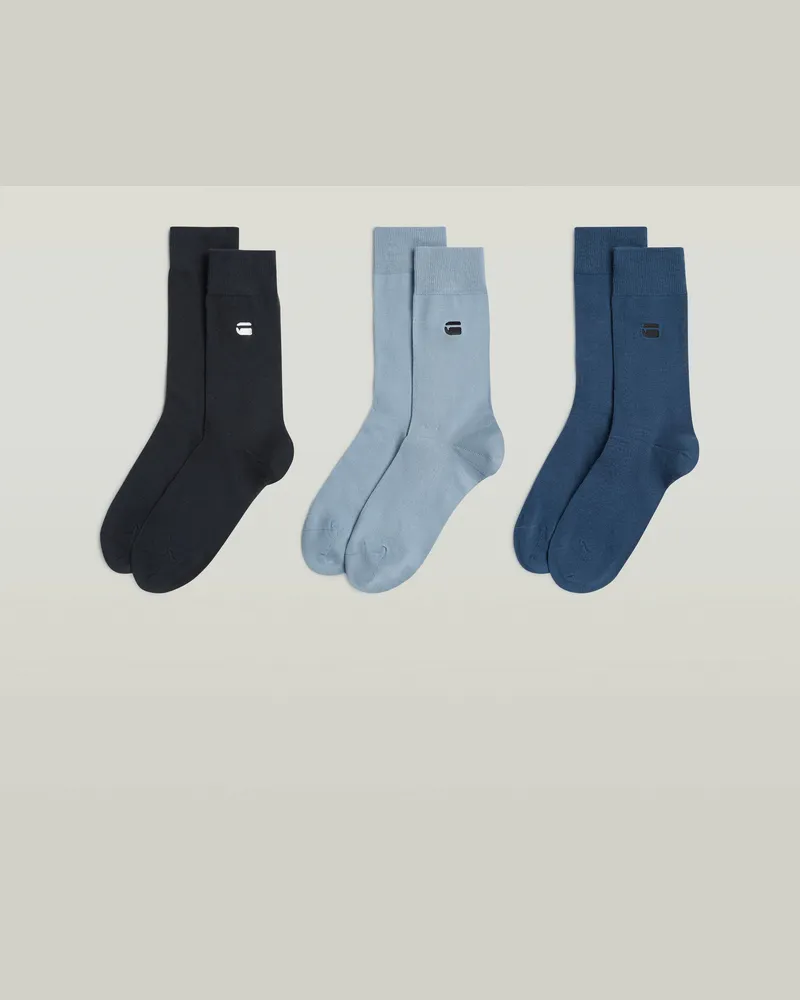 G-STAR RAW Socks 3er-Pack - Mehrfarbig - Herren Mehrfarbig