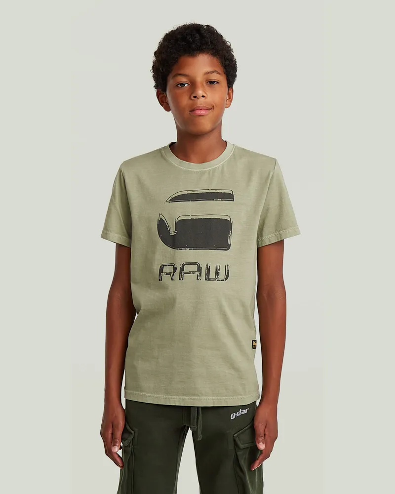 G-STAR RAW Boys Base T-Shirt - Hellblau - jungen Hellblau