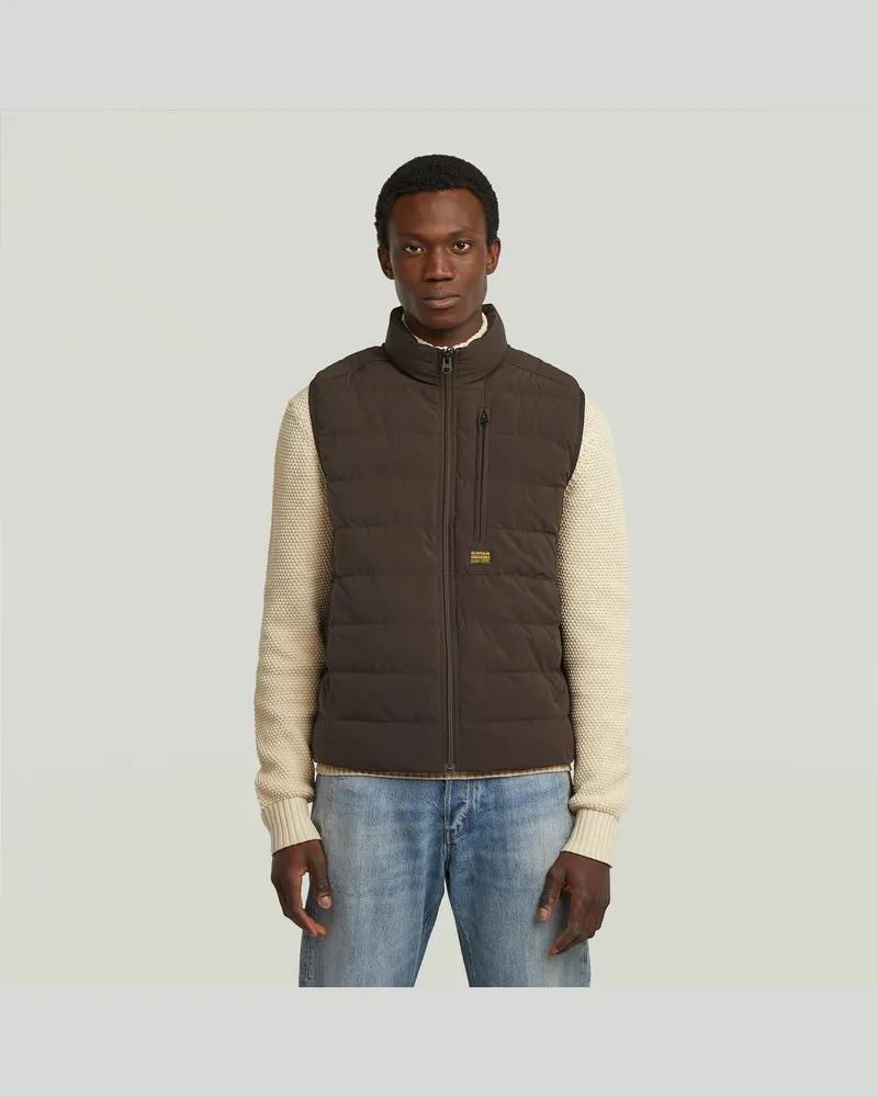 G-STAR RAW Foundation Liner Weste - Braun - Herren Braun