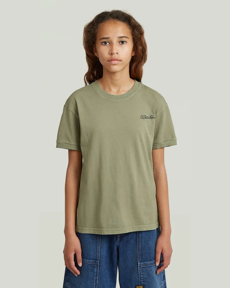 G-STAR RAW Girls Badge Top - Hellblau - mädchen Hellblau