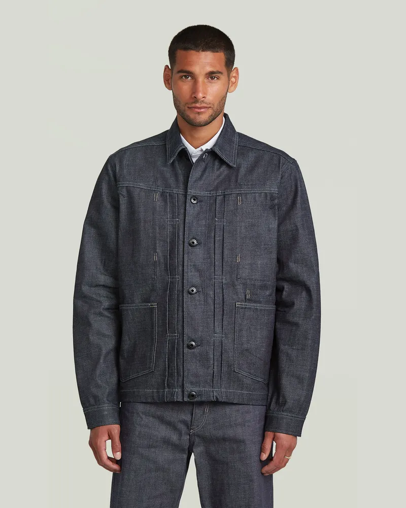 G-STAR RAW Denimjacke Selvedge - Dunkelblau - Herren Dunkelblau