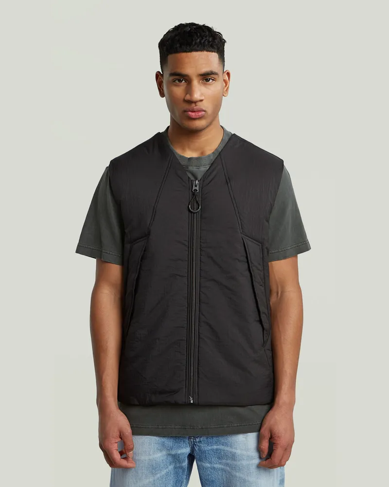 G-STAR RAW Lightweight Cloud Weste - Schwarz - Herren Schwarz
