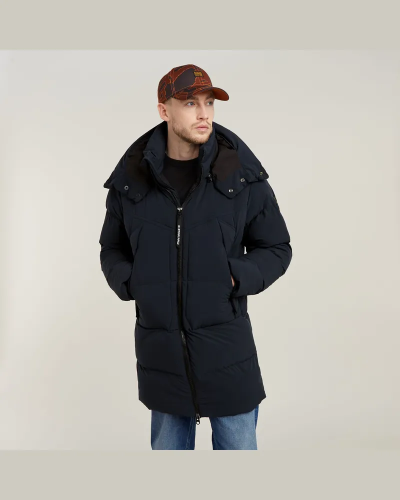 G-STAR RAW G- Whistler Padded Hooded Parka 2.0 - Dunkelblau - Herren Dunkelblau