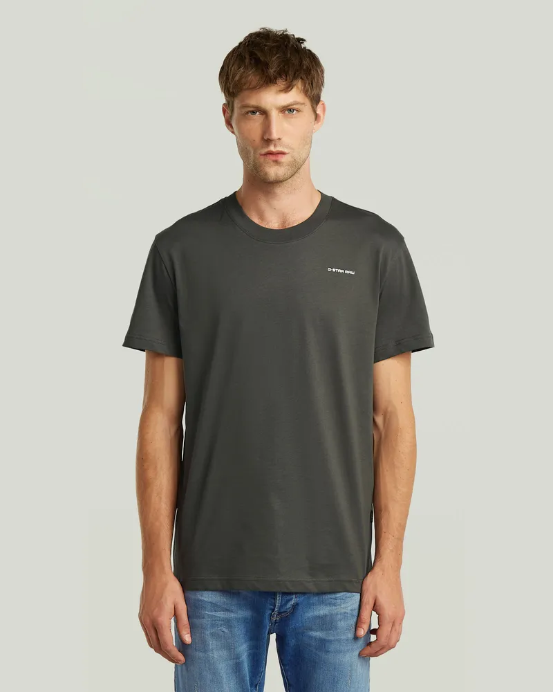 G-STAR RAW Chest Logo T-Shirt - Grau - Herren Grau