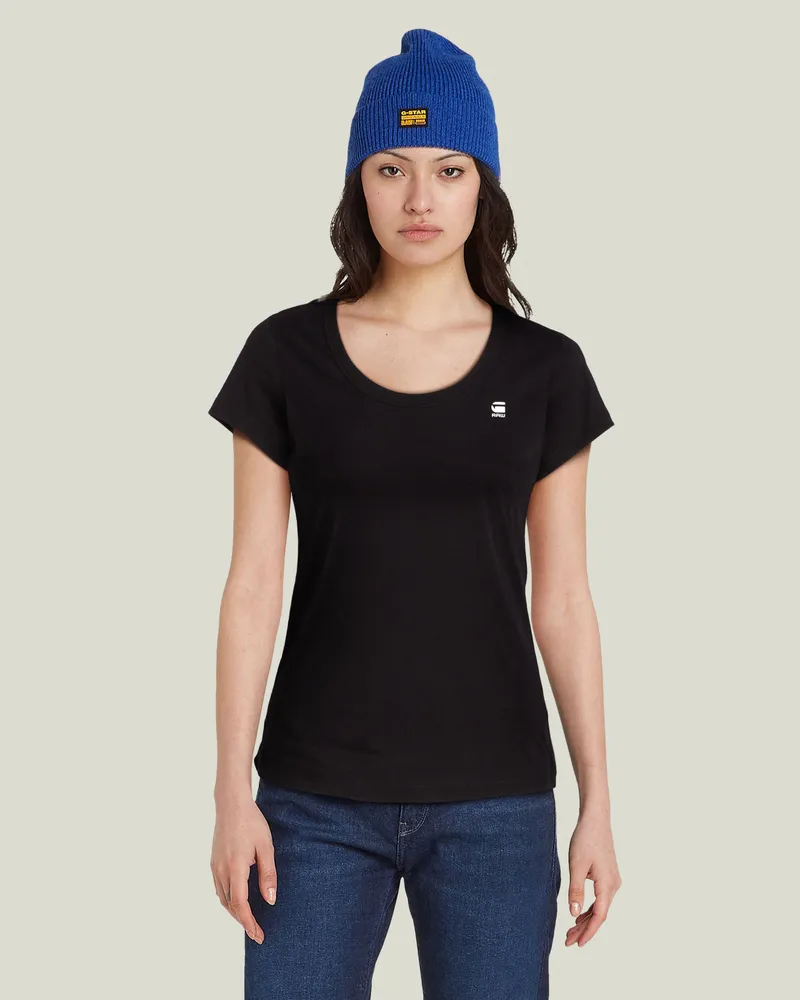G-STAR RAW Slim Top - Schwarz - Damen Schwarz