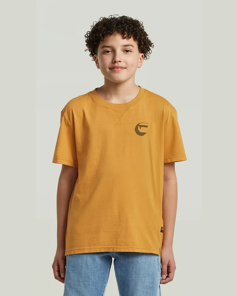 G-STAR RAW Boys Nifous T-Shirt - Gelb - jungen Gelb