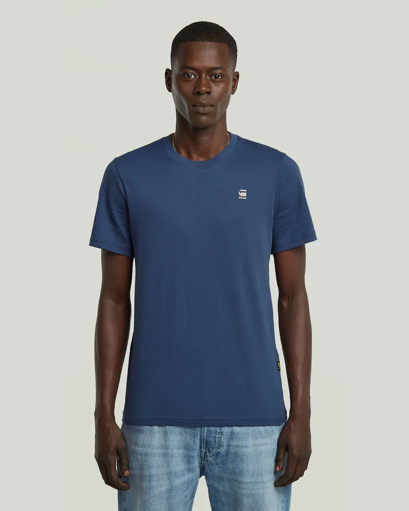 G-STAR RAW GRAW Slim T-Shirt - Mittelblau - Herren Mittelblau