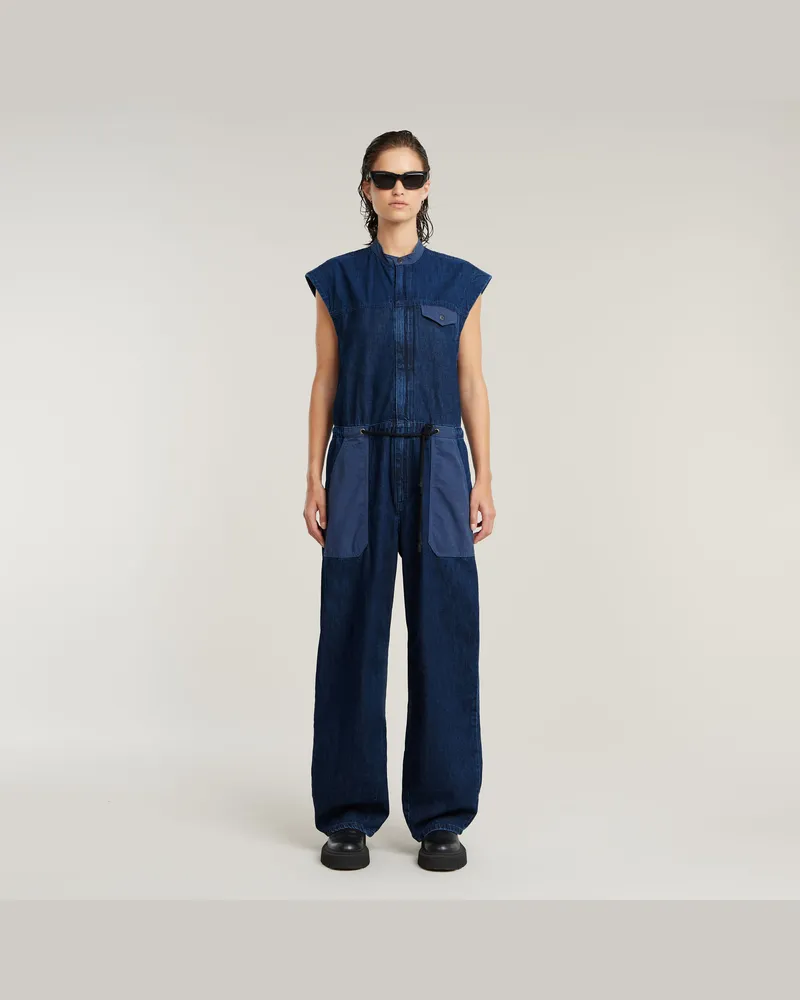 G-STAR RAW Cocoon Jumpsuit - Dunkelblau - Damen Dunkelblau