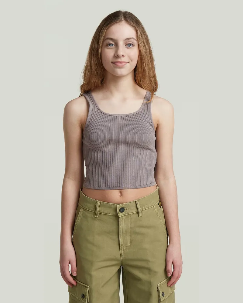 G-STAR RAW Girls Nordic Top Sleeveless - Grau - mädchen Grau