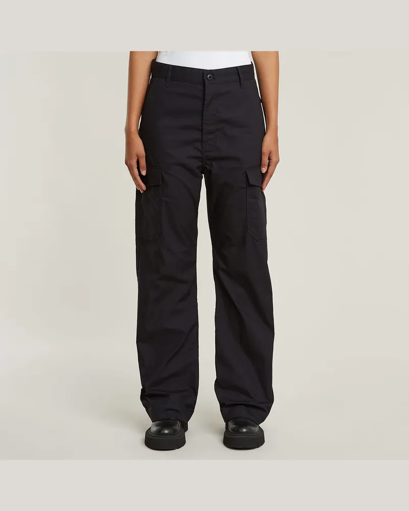 G-STAR RAW Regular Cargohose - Schwarz - Damen Schwarz