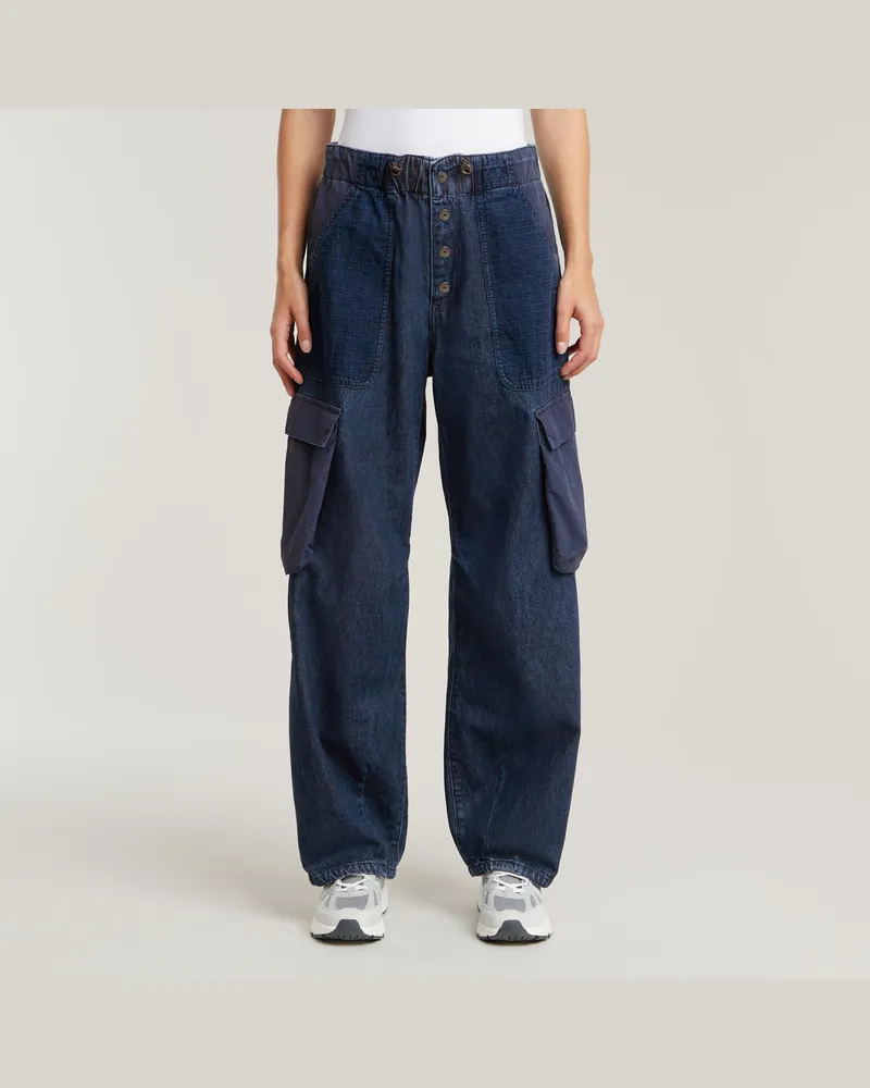 G-STAR RAW Cocoon Jeans Fabric Mix - Dunkelblau - Damen Dunkelblau