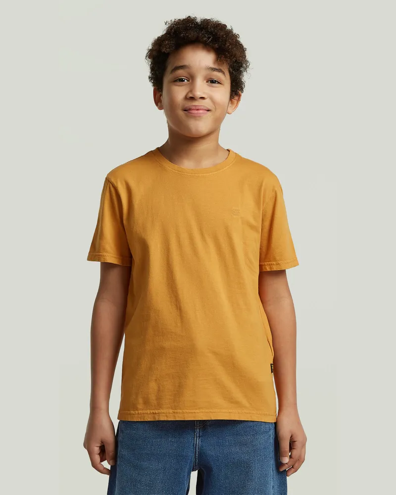 G-STAR RAW Boys Base T-Shirt - Gelb - jungen Gelb