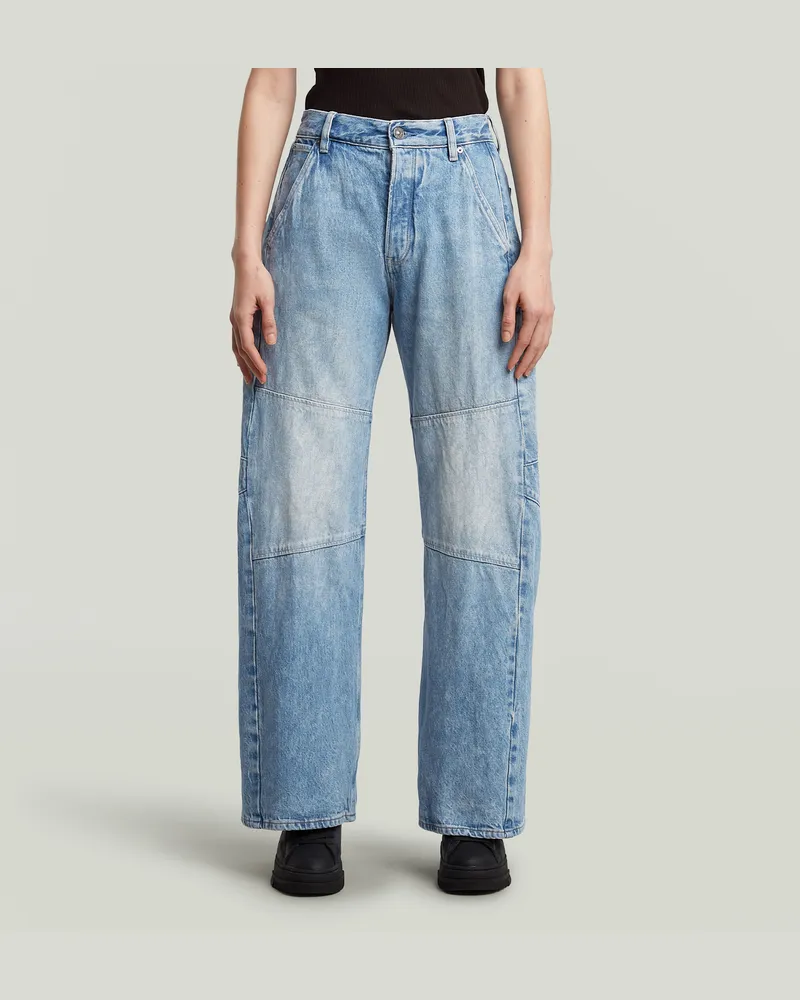 G-STAR RAW Bowey Extreme Carpenter Loose Jeans - Mittelblau - Damen Mittelblau