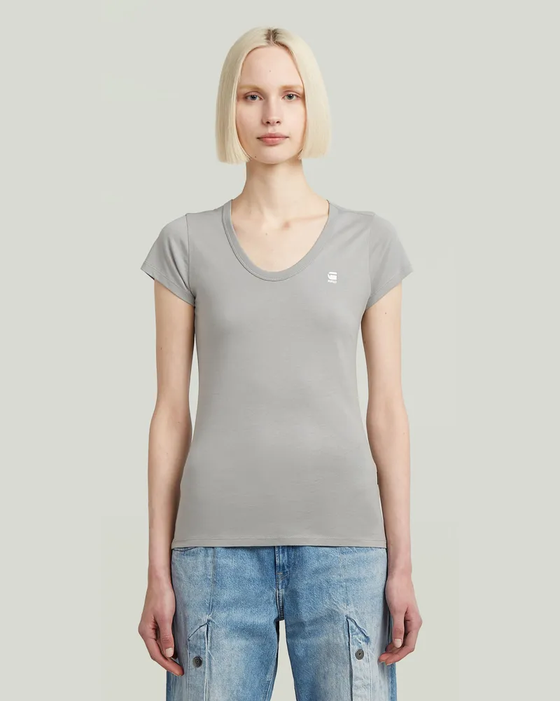 G-STAR RAW Slim Top - Grau - Damen Grau