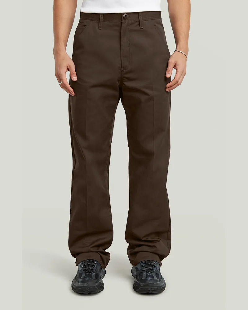 G-STAR RAW Relaxed Straight Chino - Braun - Herren Braun