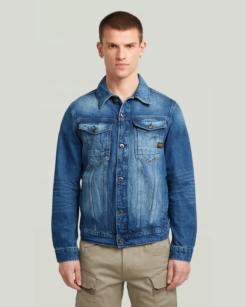 G-STAR RAW Essential TD Arc 3D Jacke - Dunkelblau - Herren Dunkelblau