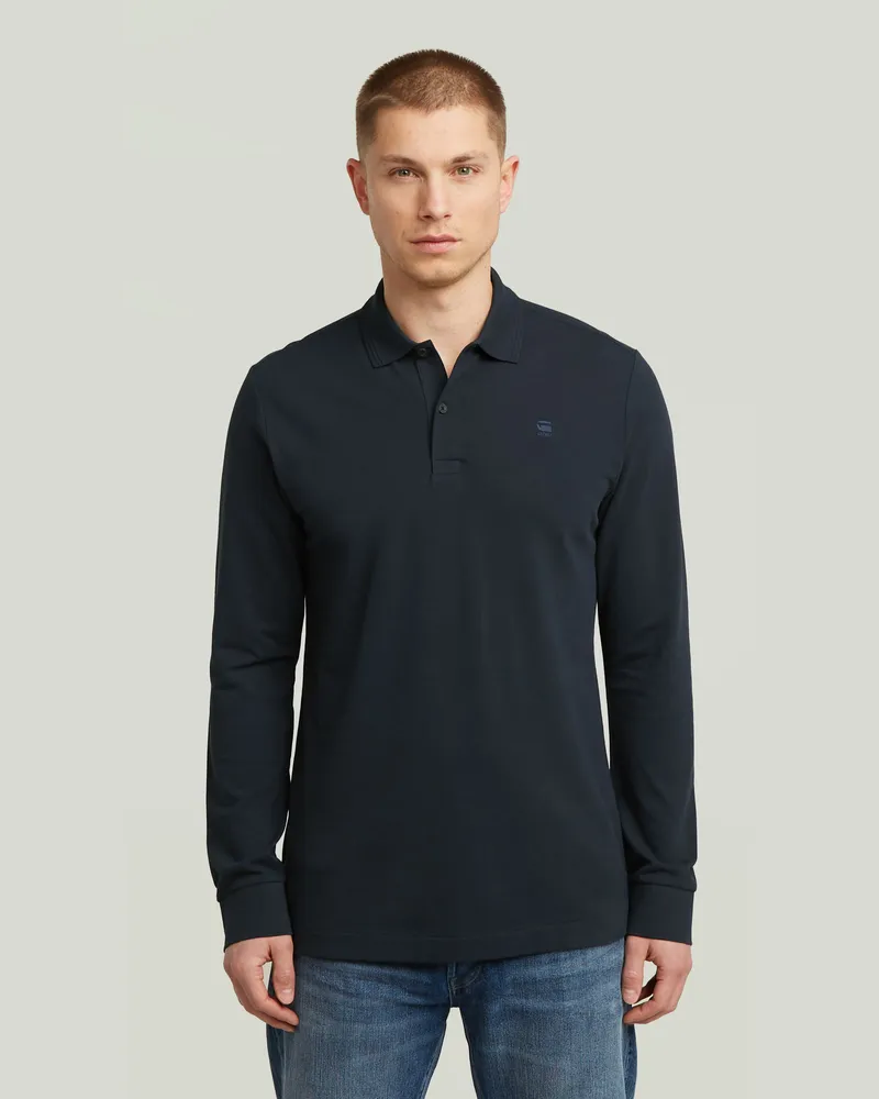 G-STAR RAW Dunda Slim Poloshirt - Dunkelblau - Herren Dunkelblau