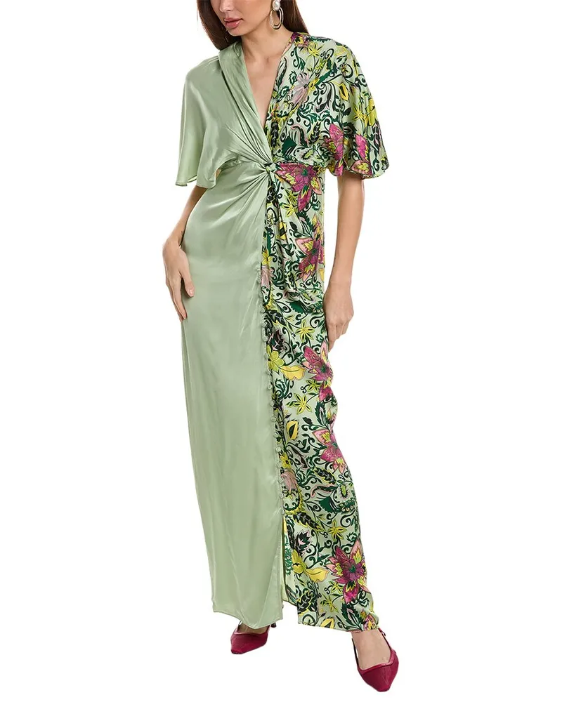 Diane von Furstenberg Hattie Maxi Dress Green