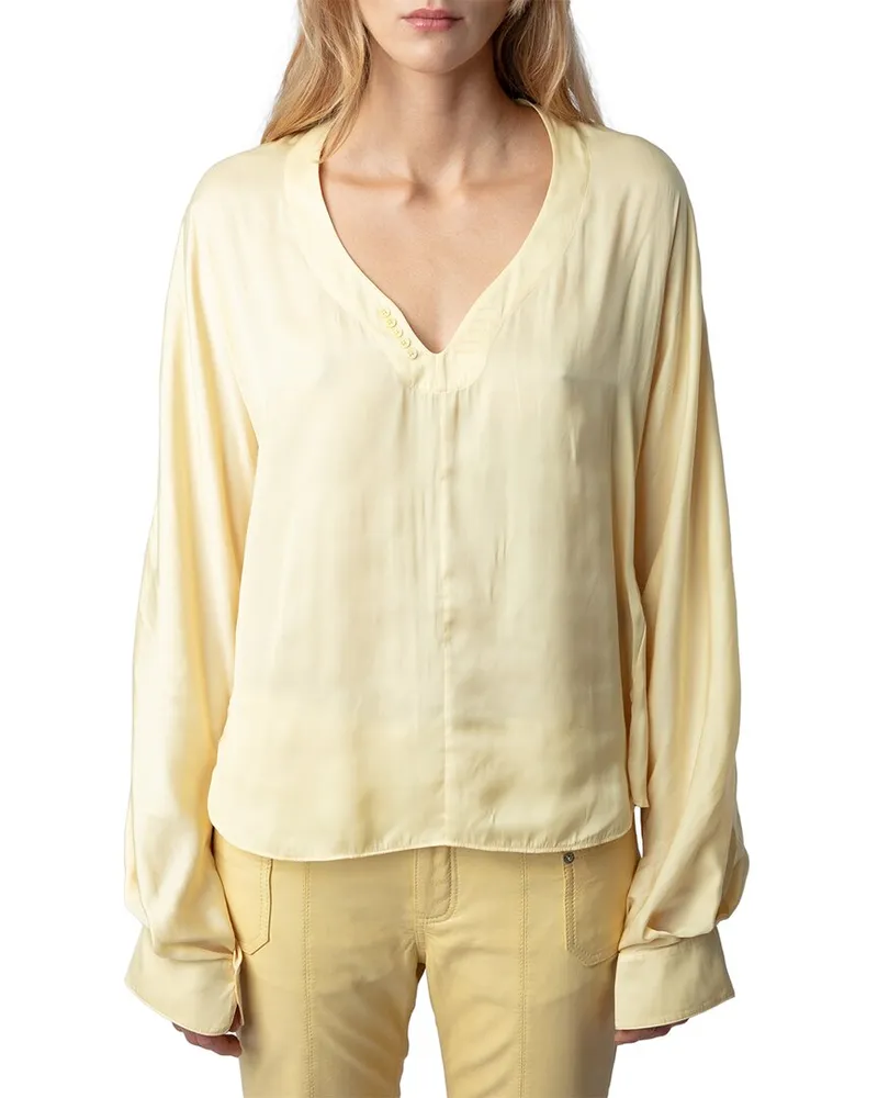 Zadig & Voltaire Tonastir Satin Shirt Nocolor