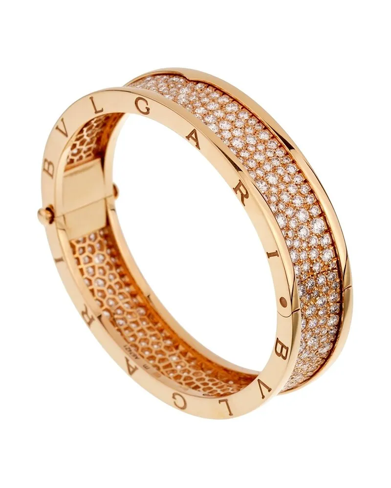 Bulgari 18K 9.52 ct. tw. Diamond B.Zero1 Bangle (Authentic Pre-Loved Nocolor