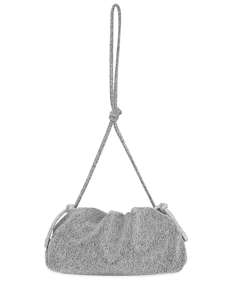 Rebecca Minkoff Tied Up Pouch Silver