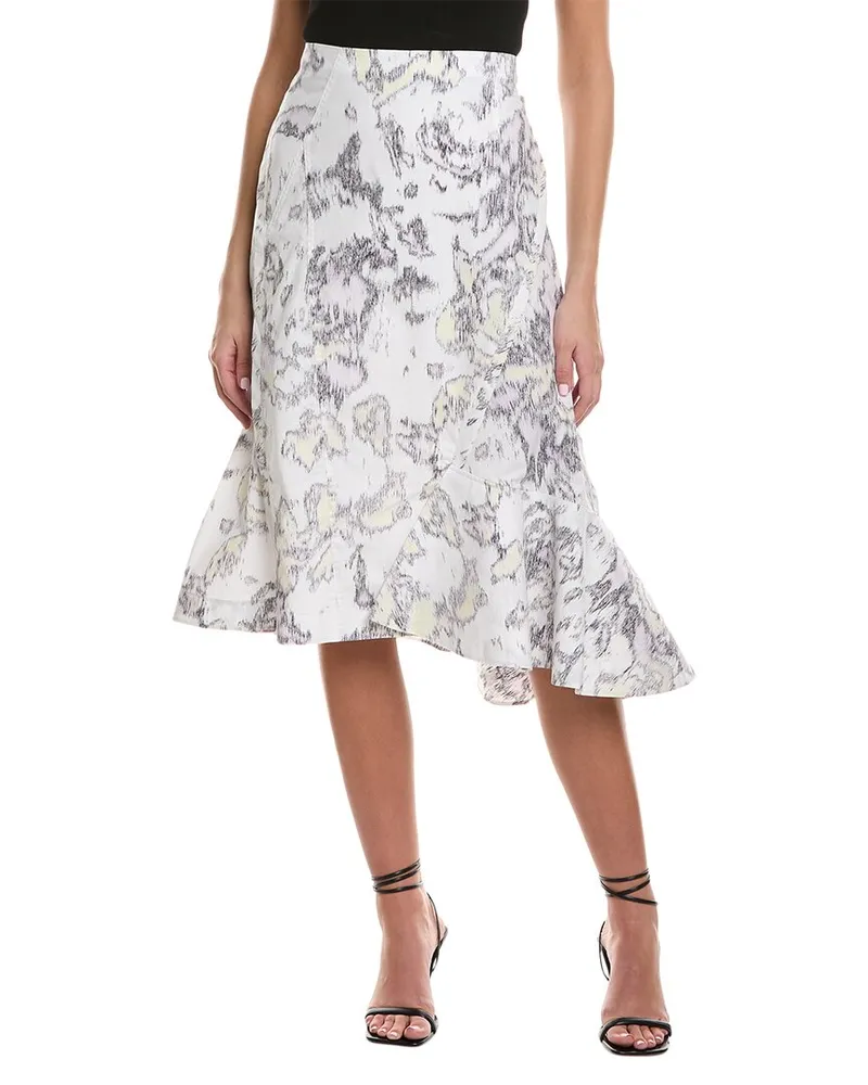 3.1 phillip lim Ruffle Hem Skirt White