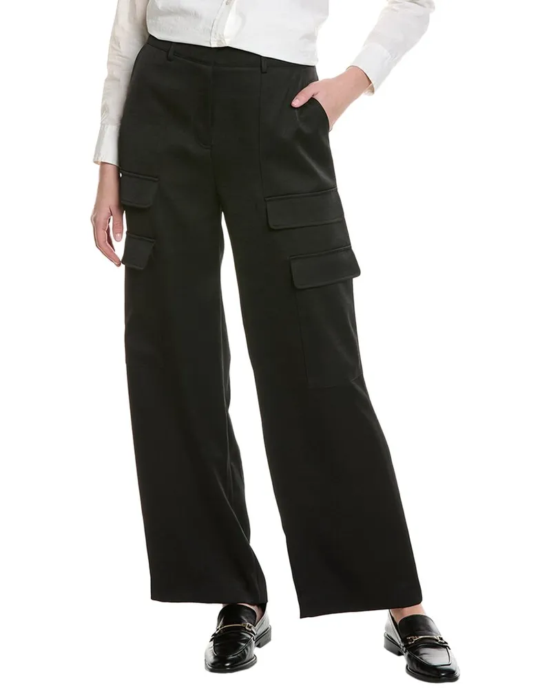 Kenneth Cole High-Rise Cargo Pant Black