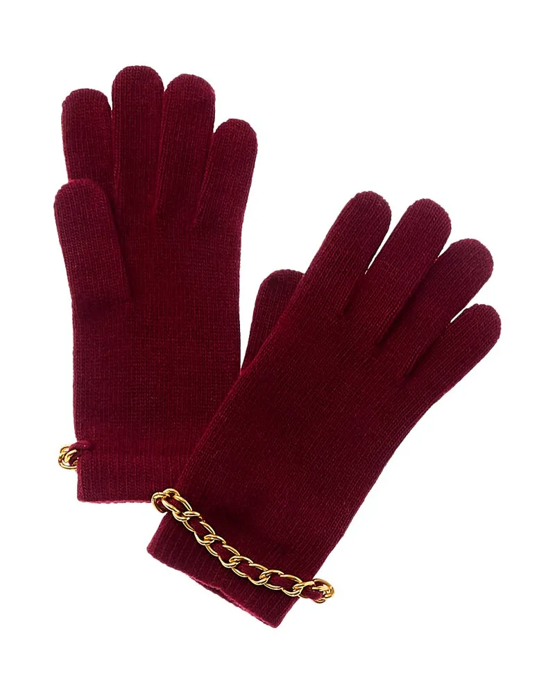 portolano  Cashmere Gloves Red