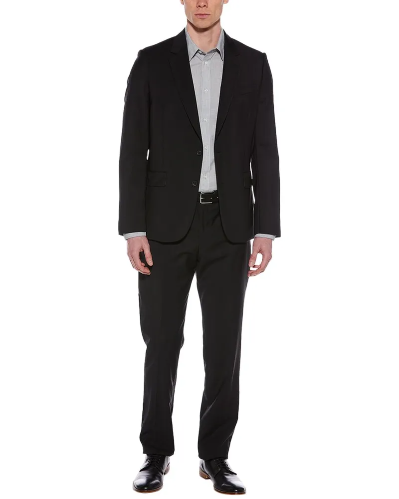 Paul Smith 2pc Wool Suit Black